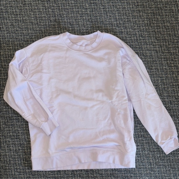 Lululemon Lavender dew Perfectly Oversized crew - Picture 1 of 2